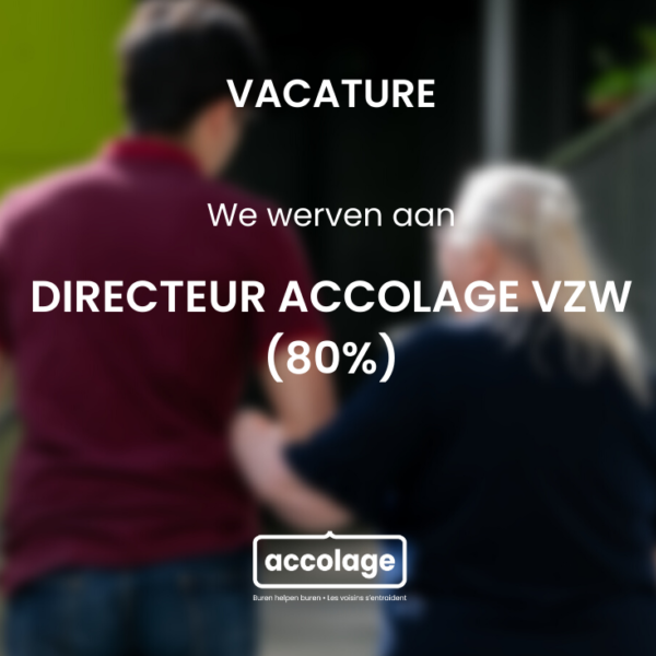 Vacature – Directeur Accolage vzw (80%)