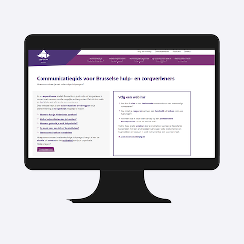 09/06: Gratis webinar ‘Duidelijke taal voor hulp- en zorgverleners’