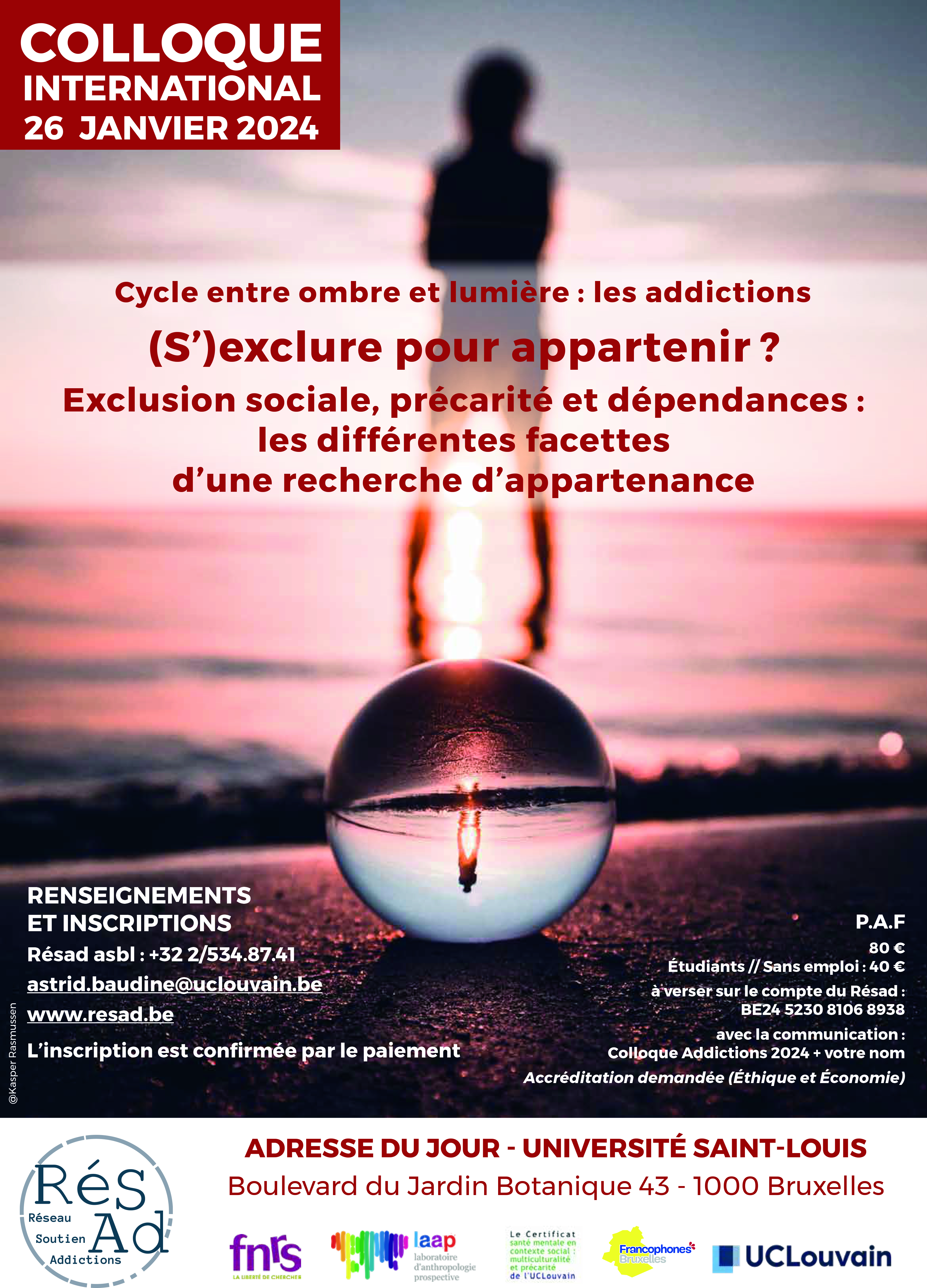 26/01 Colloque International « (S’)exclure pour appartenir »