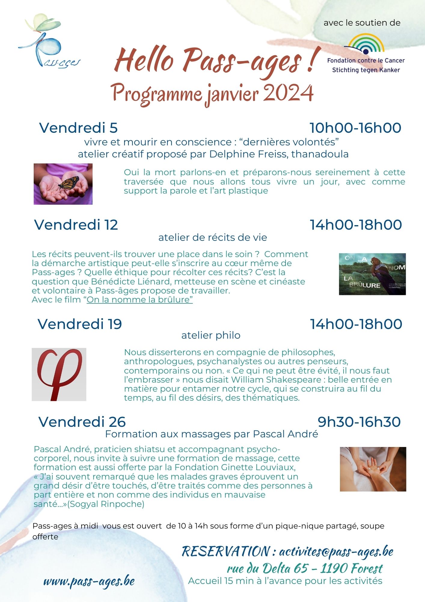 agenda de janvier 2024