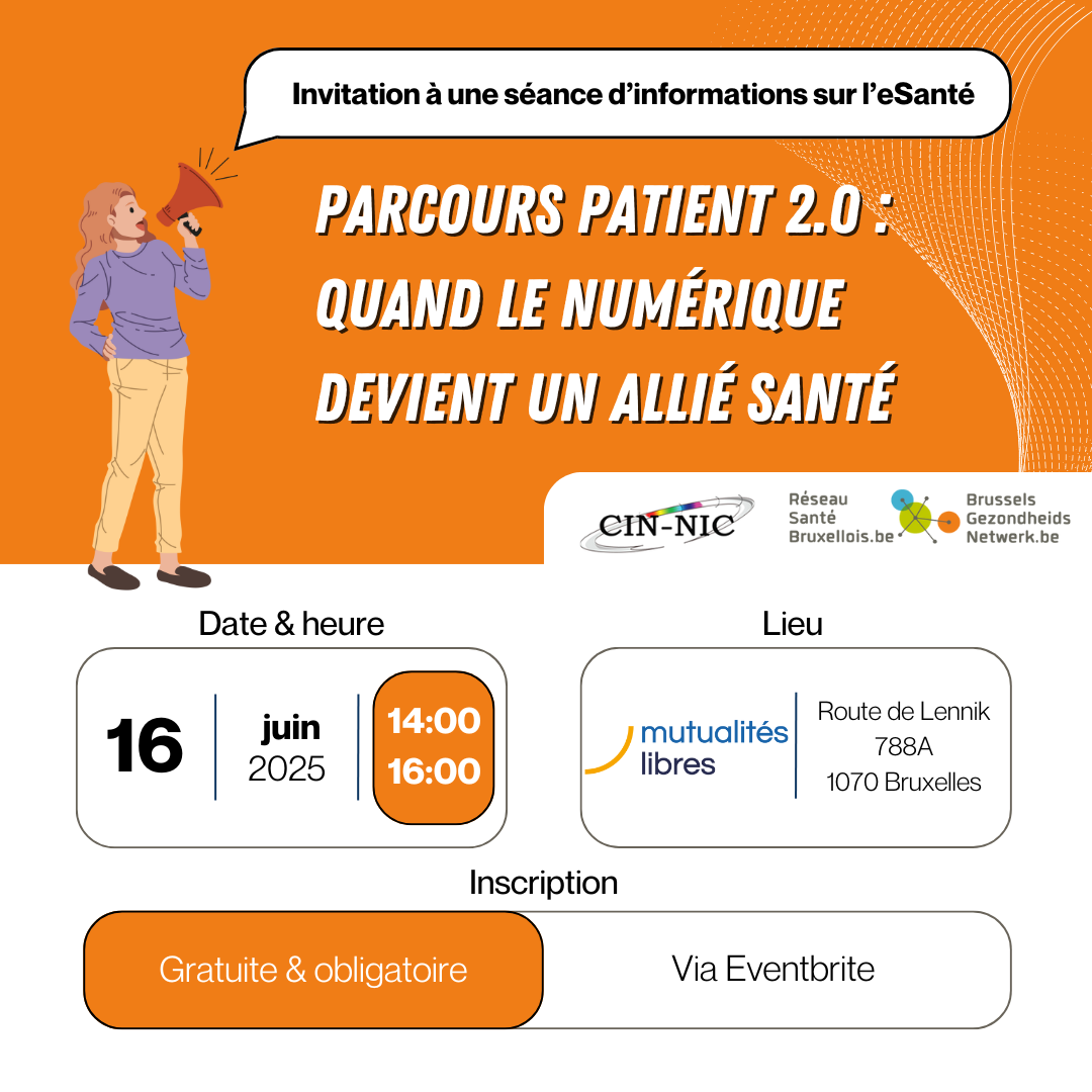 Séance d’info – Parcours patient 2.0 : quand le numérique devient un allié santé